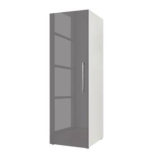 Armoire à portes battantes KSW III Gris lave brillant - Hauteur : 144 cm