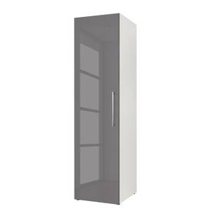 Armoire à portes battantes KSW III Gris lave brillant - Hauteur : 176 cm