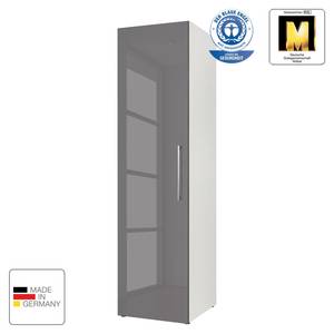 Armoire à portes battantes KSW III Gris lave brillant - Hauteur : 176 cm