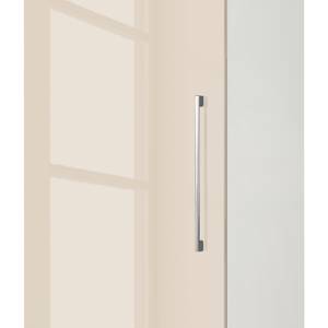 Armoire à portes battantes KSW III Couleur latte macchiato brillant - Hauteur : 176 cm