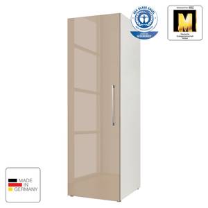 Armoire à portes battantes KSW III Gris sable brillant - Hauteur : 144 cm