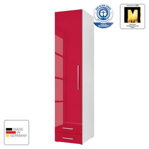 Armoire à portes battantes KSW Rouge brillant - Butoir à gauche - 2