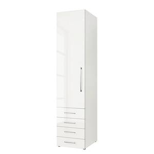 Armoire à portes battantes KSW Blanc alpin brillant - Butoir à gauche - 4