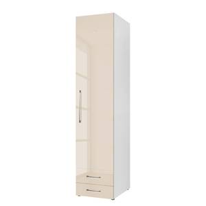 Armoire à portes battantes KSW Couleur latte macchiato brillant - Butoir à droite - 2