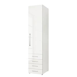 Armoire à portes battantes KSW Blanc alpin brillant - Butoir à droite - 4