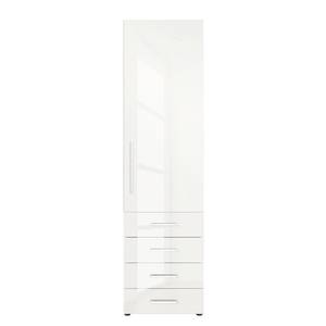 Armoire à portes battantes KSW Blanc alpin brillant - Butoir à droite - 4