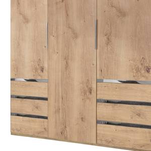 Armoire à portes battantes level 36A Imitation chêne parqueté - 150 x 236 cm - Sans portes miroir