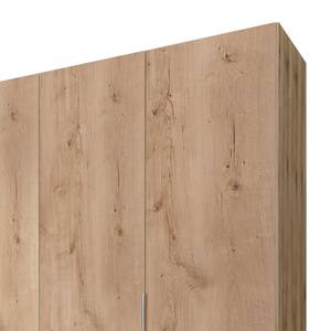 Draaideurkast level 36A Eiken planken look - 200 x 236 cm - Zonder spiegeldeuren