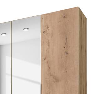 Drehtürenschrank Level 36A Plankeneiche Dekor - 200 x 216 cm - Mit Spiegeltür/-en