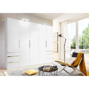 Armoire à portes battantes level 36A Blanc alpin - 250 x 236 cm - Sans portes miroir