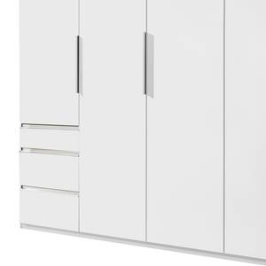 Drehtürenschrank Level 36A Alpinweiß - 250 x 216 cm - Ohne Spiegeltür/-en