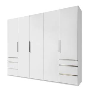 Drehtürenschrank Level 36A Alpinweiß - 250 x 216 cm - Ohne Spiegeltür/-en