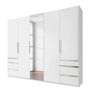 Draaideurkast level 36A Alpinewit - 250 x 216 cm - Met spiegeldeuren