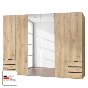 Drehtürenschrank Level 36A Plankeneiche Dekor - 300 x 216 cm - Mit Spiegeltür/-en