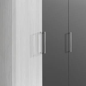 Draaideurkast Lissabon Polar larikshouten look/Havanna - Breedte: 150 cm - 1 deur - Met passe-partout lijst - Zonder verlichting - Zonder spiegeldeuren