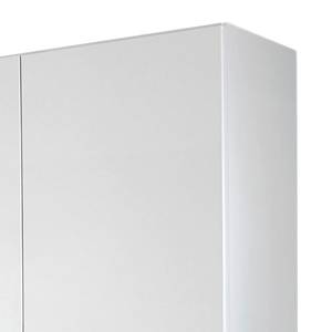 Armoire à portes battantes Lorca Blanc alpin / Blanc brillant - Largeur : 181 cm