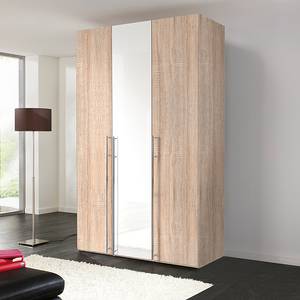 Drehtürenschrank Brooklyn VIII Sonoma-Eiche Dekor/Weißlack - 150 x 236 cm