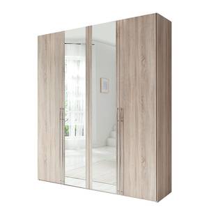 Armoire à portes battantes Brooklyn VI Imitation chêne de Sonoma / Miroir - 100 x 236 cm