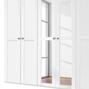 Armoire à portes battantes Oxford Blanc alpin / Imitation planche de chêne - Largeur : 270 cm