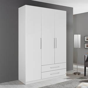 Armoire à portes battantes Potsdam Blanc alpin - 136 x 210 cm - 3 portes