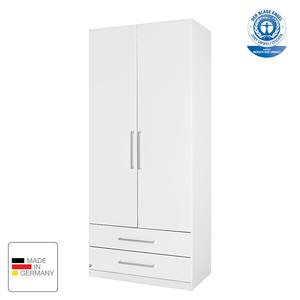 Armoire à portes battantes Potsdam Blanc alpin - 181 x 197 cm - 4 portes