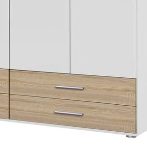 Armoire Rasant-Extra I portes battantes - Blanc alpin / Imitation chêne de Sonoma / - Largeur : 127 cm - Sans portes miroir