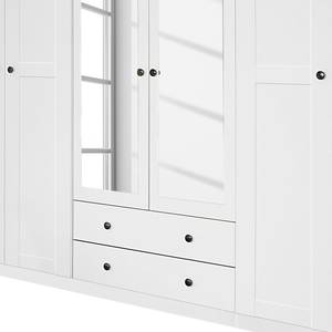 Armoire à portes pivotantes Rosenheim I Blanc alpin - 271 cm (6 portes) - Largeur : 271 cm