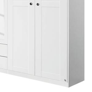 Armoire à portes pivotantes Rosenheim I Blanc alpin - Largeur : 271 cm