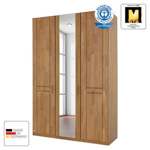 Drehtürenschrank Sitara II Erle teilmassiv - lackiert - Schrankbreite: 142 cm - 3-türig