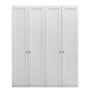 Draaideurkast Skøp landelijk wit - 181 x 222 cm - 4 deuren - Basic