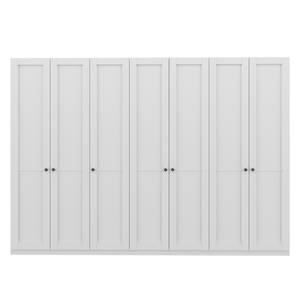 Armoire à portes battantes Skøp Blanc alpin - 315 x 222 cm - 7 portes - Premium