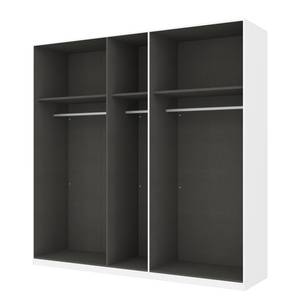 Kleiderschrank SKØP Alpinweiß/ Offen - 225 x 222 cm - 5 Türen - Premium