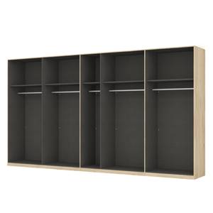 Kleiderschrank SKØP Eiche Sonoma Dekor/ Offen - 405 x 222 cm - 9 Türen - Premium