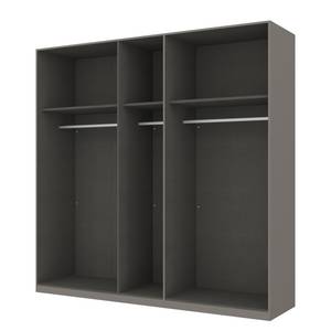 Kleiderschrank SKØP Graphit/ Offen - 225 x 222 cm - 5 Türen - Comfort