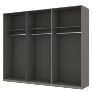 Kleiderschrank SKØP Graphit/ Offen - 270 x 222 cm - 6 Türen - Premium