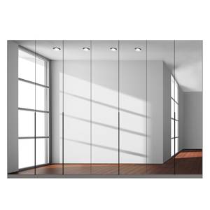 Draaideurkast Skøp donker spiegelglas - 315 x 222 cm - 7 deuren - Premium