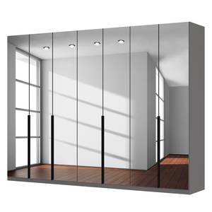 Draaideurkast Skøp donker spiegelglas - 315 x 236 cm - 7 deuren - Classic