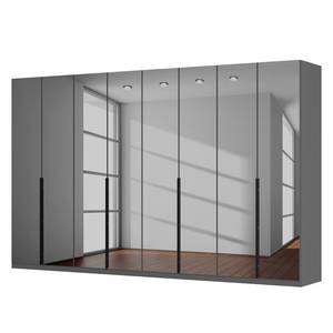 Drehtürenschrank SKØP Grauspiegel - 360 x 222 cm - 8 Türen - Premium