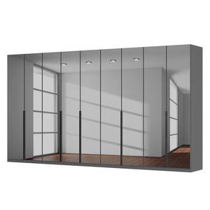 Drehtürenschrank SKØP Grauspiegel - 405 x 222 cm - 9 Türen - Basic