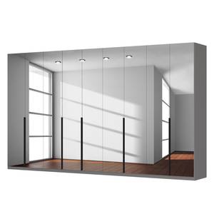 Drehtürenschrank SKØP Grauspiegel - 405 x 236 cm - 9 Türen - Comfort