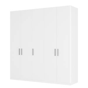 Armoire à portes battantes Skøp I Blanc alpin - 225 x 236 cm - 5 portes - Premium