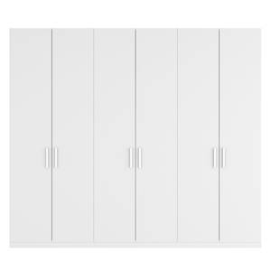 Armoire à portes battantes Skøp I Blanc alpin - 270 x 236 cm - 6 portes - Premium