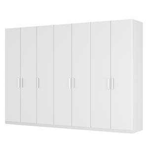 Armoire à portes battantes Skøp I Blanc alpin - 315 x 222 cm - 7 portes - Classic