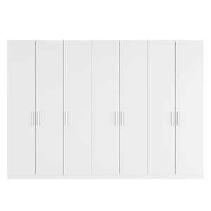 Armoire à portes battantes Skøp I Blanc alpin - 315 x 222 cm - 7 portes - Basic