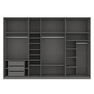 Drehtürenschrank SKØP I Hochglanz Weiß - 315 x 222 cm - 7 Türen - Classic