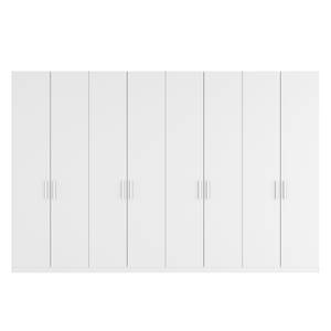 Armoire à portes battantes Skøp I Blanc alpin - 360 x 236 cm - 8 portes - Basic