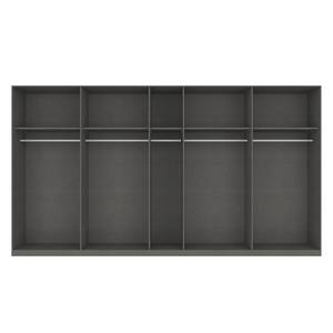 Drehtürenschrank SKØP I Hochglanz Weiß - 405 x 222 cm - 9 Türen - Basic