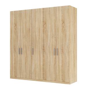 Armoire à portes battantes Skøp I Imitation chêne de Sonoma - 225 x 236 cm - 5 portes - Premium
