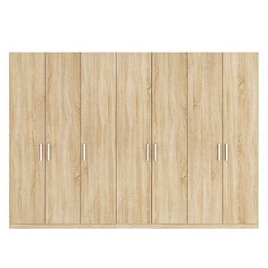 Drehtürenschrank SKØP I Eiche Sonoma Dekor - 315 x 222 cm - 7 Türen - Basic