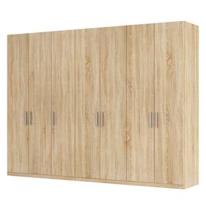 Armoire à portes battantes Skøp I Imitation chêne de Sonoma - 315 x 236 cm - 7 portes - Confort